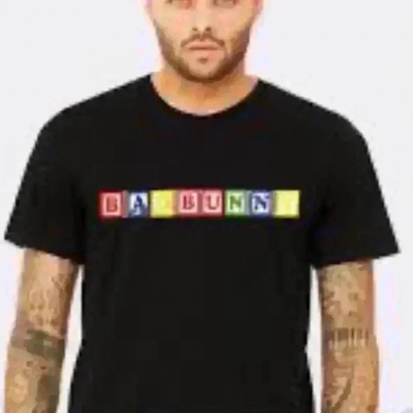 Bad Bunny official licensed made in USA 🇺🇸 YHLQMDLG Blocks Shirt sz XXL - Picture 3 of 6